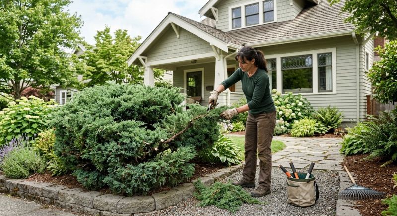 Butterfly Bush Pruning in Rockwall, TX