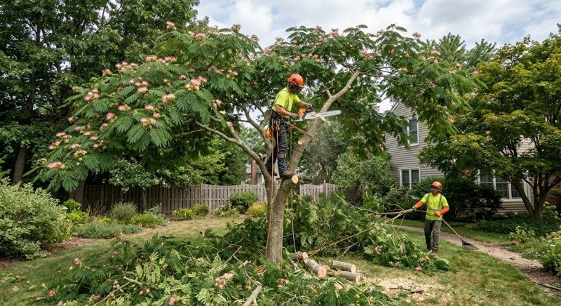 Mimosa Tree Removal in Doylestown, PA